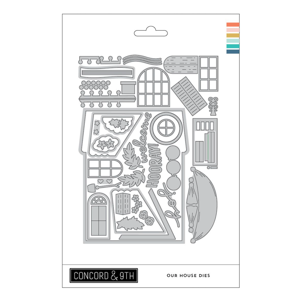 Concord & 9th Our House Stamp Die Embossing Folder Bundle