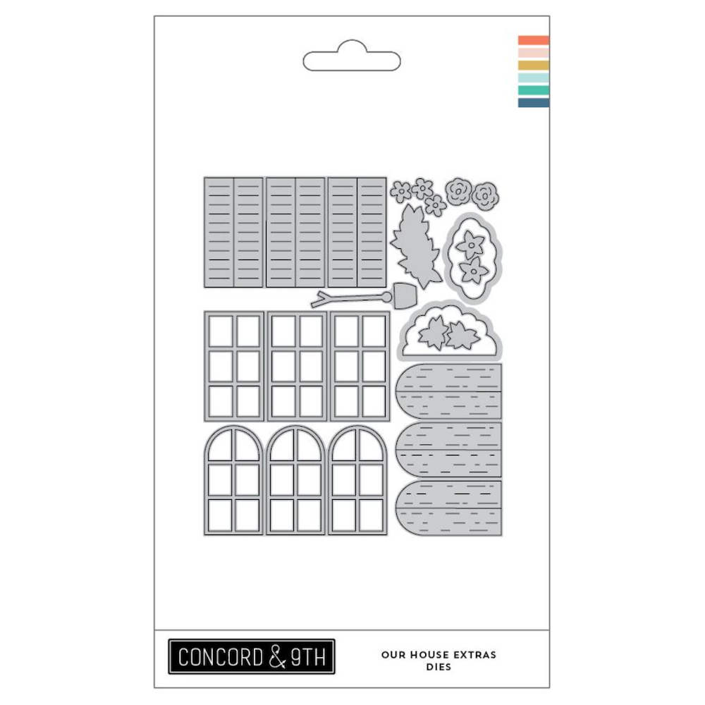 Concord & 9th Our House Stamp Die Embossing Folder Bundle