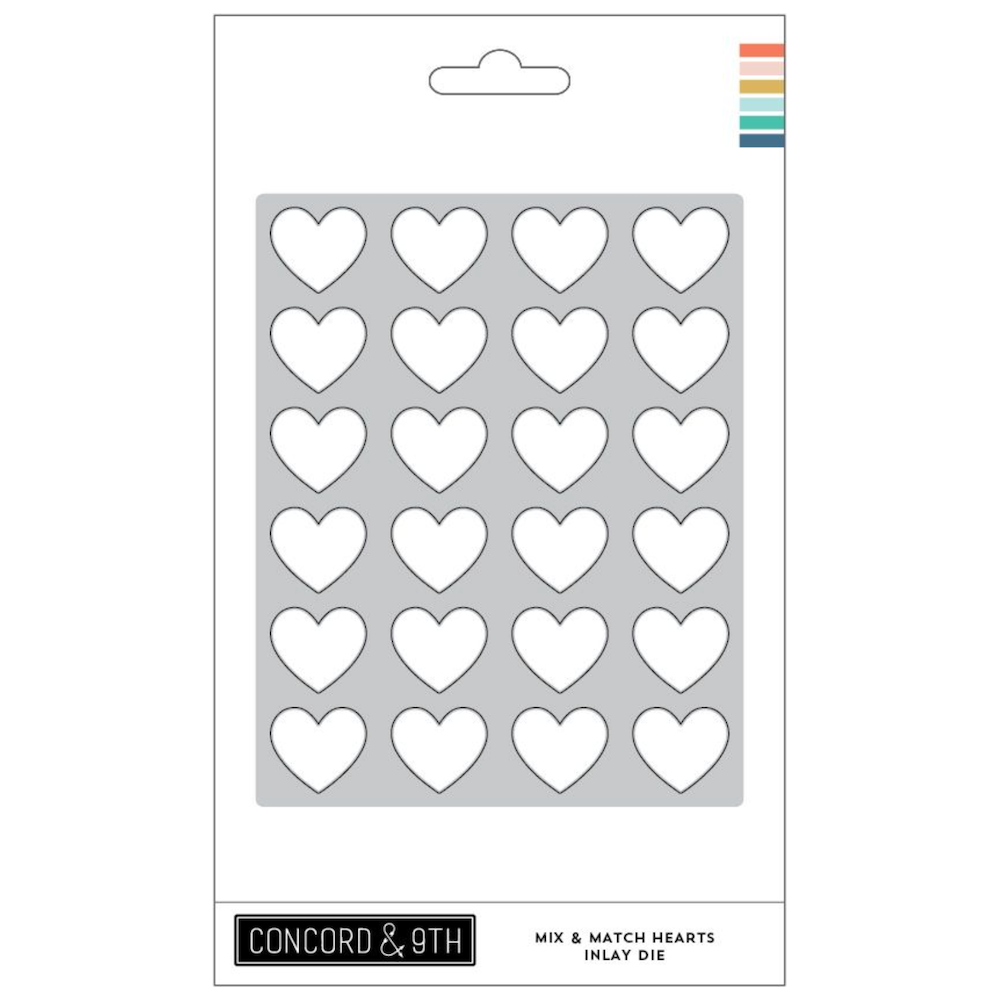 Concord & 9th Mix & Match Hearts Inlay Die 12368