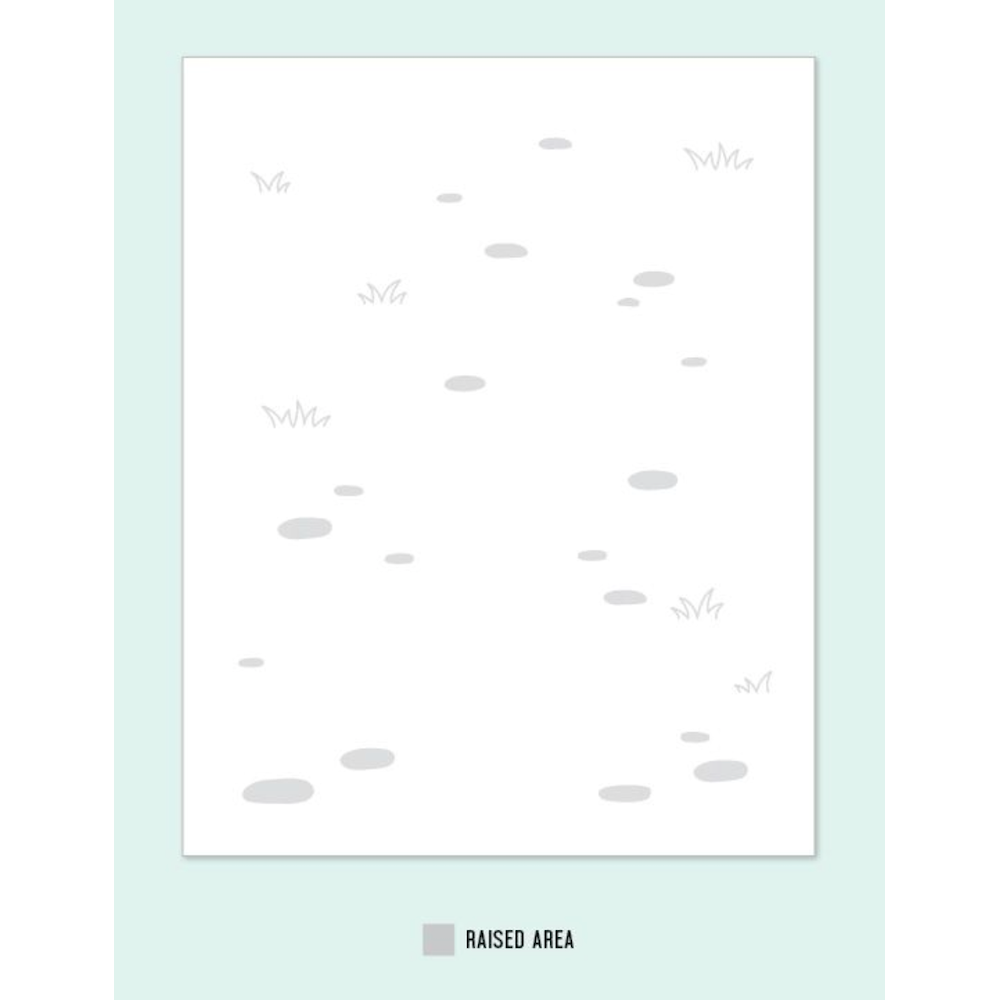 Concord & 9th Along The Path Stamp Die and Embossing Folder Bundle