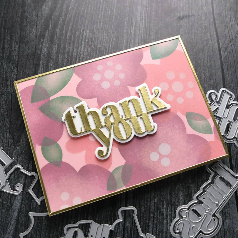 Concord & 9th Kristina Werner Simple Flowers Stamp Die Stencil Bundle