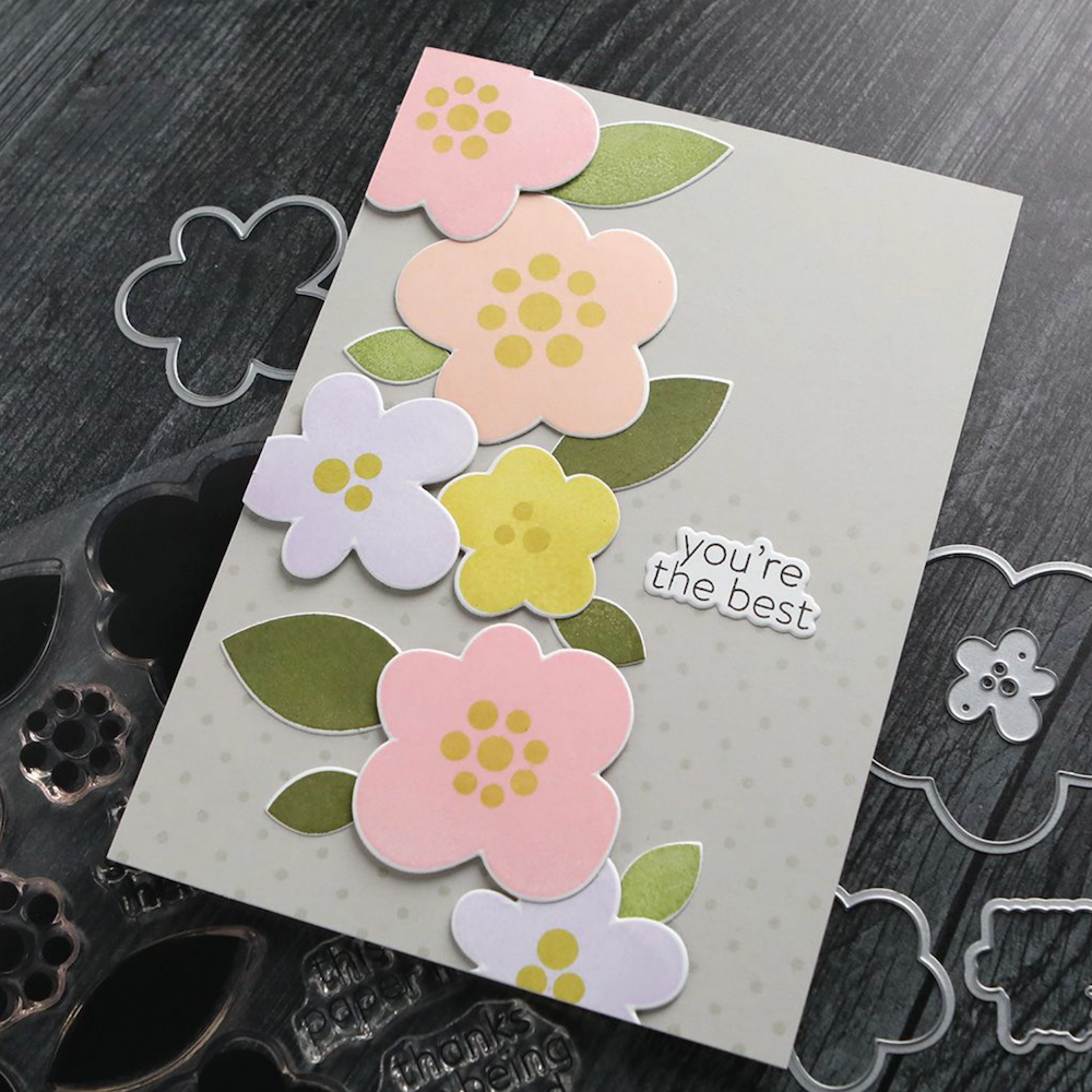 Concord & 9th Kristina Werner Encouraging Words Stamp and Die Bundle