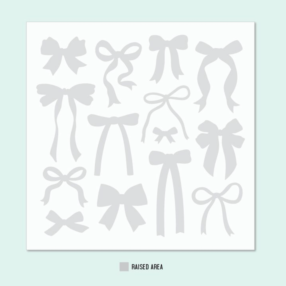 Concord & 9th Perfectly Tied Stamp Stencil Die and Embossing Folder Bundle