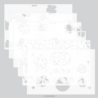 Concord & 9th Kristina Werner Pretty Posies Stamps Stencil and Die Bundle