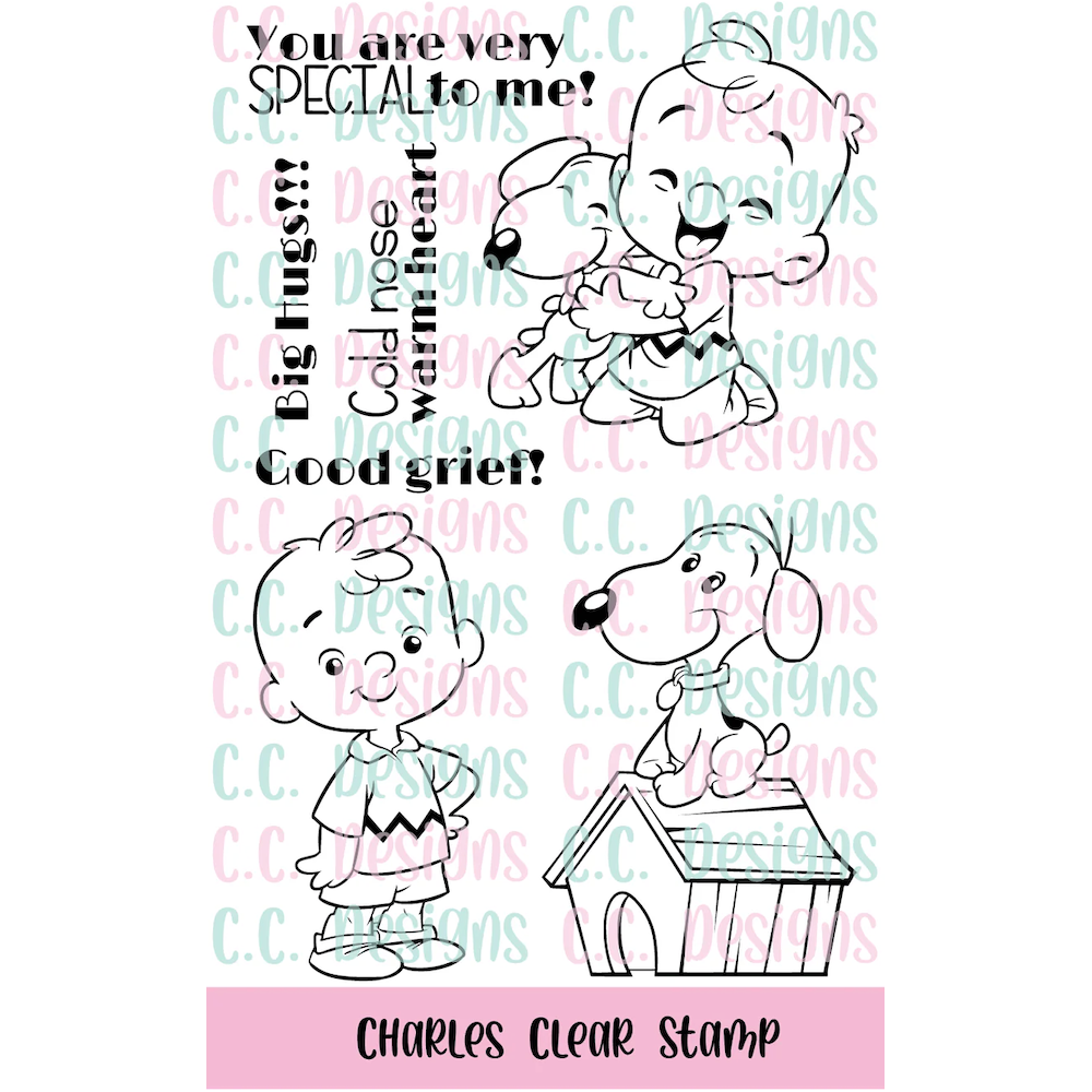 C.C. Designs Charles Clear Stamp Set ccd-0376