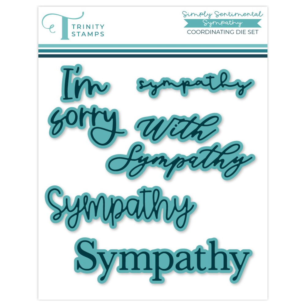 Trinity Stamps Simply Sentimental Sympathy Stamp and Die Bundle