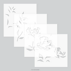 Concord & 9th Kristina Werner Long Line Roses Stamp Die and Stencil Bundle