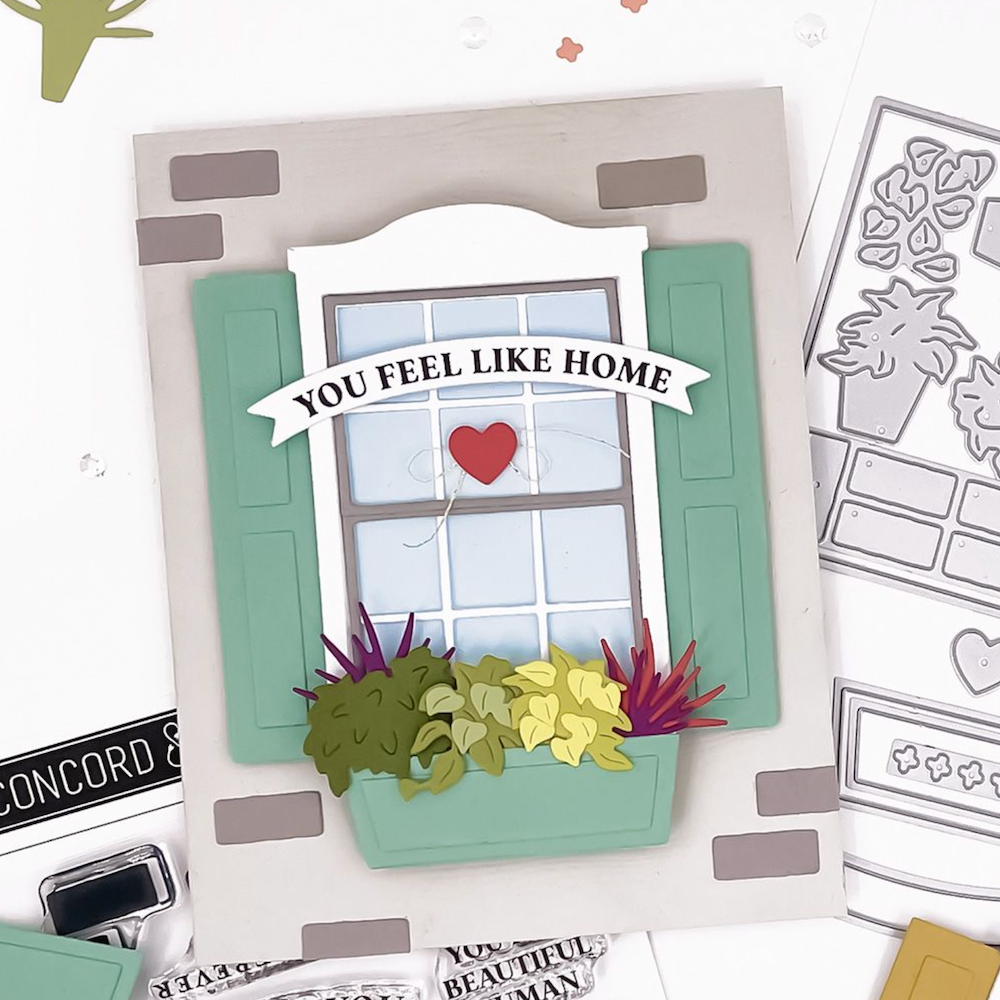 Concord & 9th Window Wishes Stamp and Die Bundle
