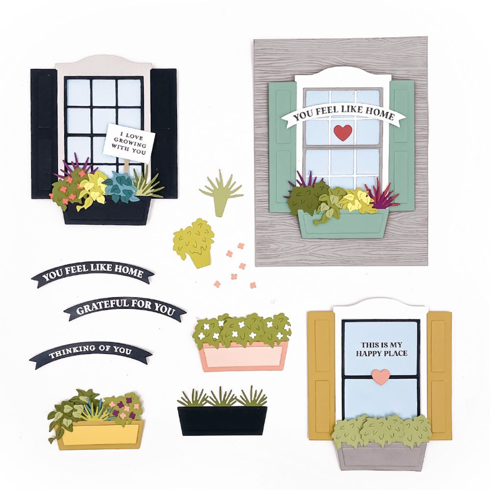 Concord & 9th Window Wishes Stamp and Die Bundle