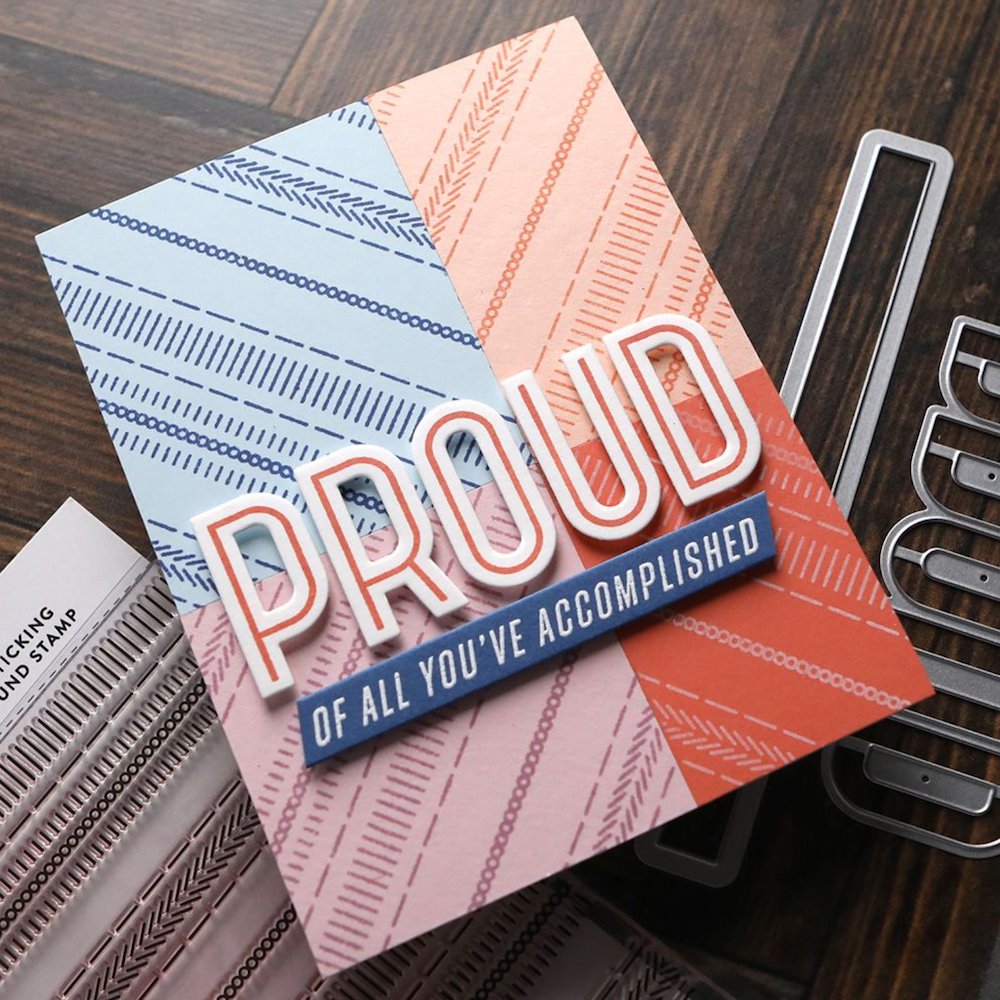 Concord & 9th Kristina Werner Proud Words Die Set kw1137