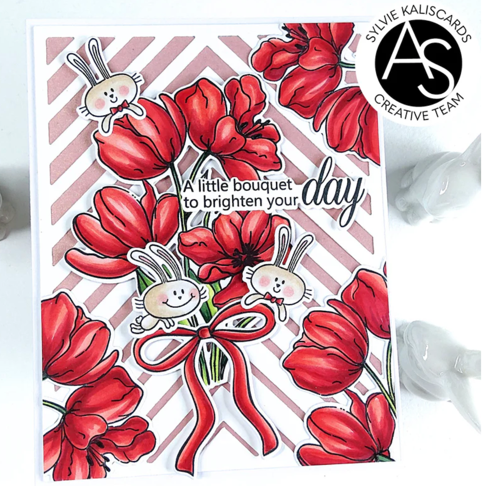 Alex Syberia Designs Tulips in Bloom Die Set asd-cd-194