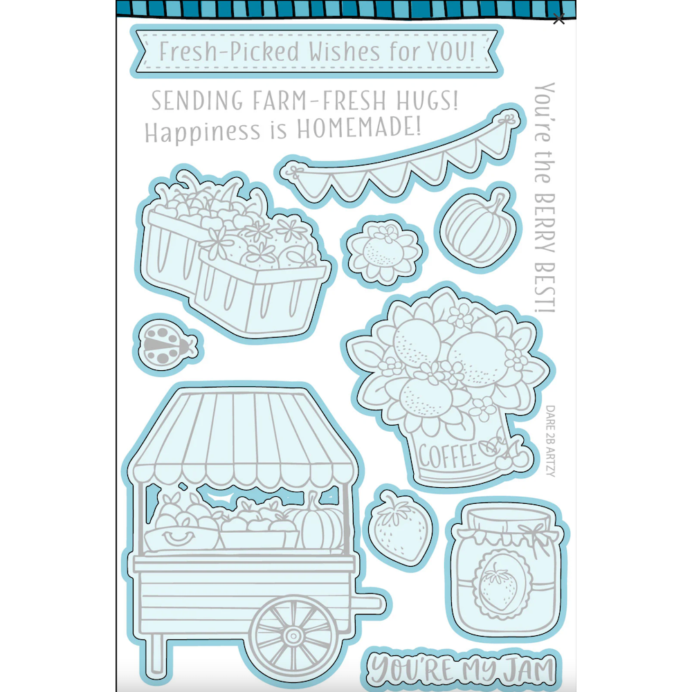 Dare 2B Artzy Farmer’s Market Stamp and Die Bundle