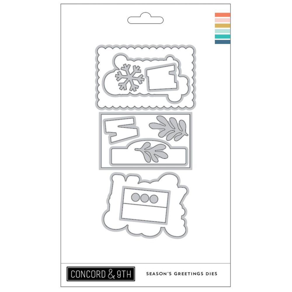 Concord & 9th Season's Greetings Stamp and Die Bundle