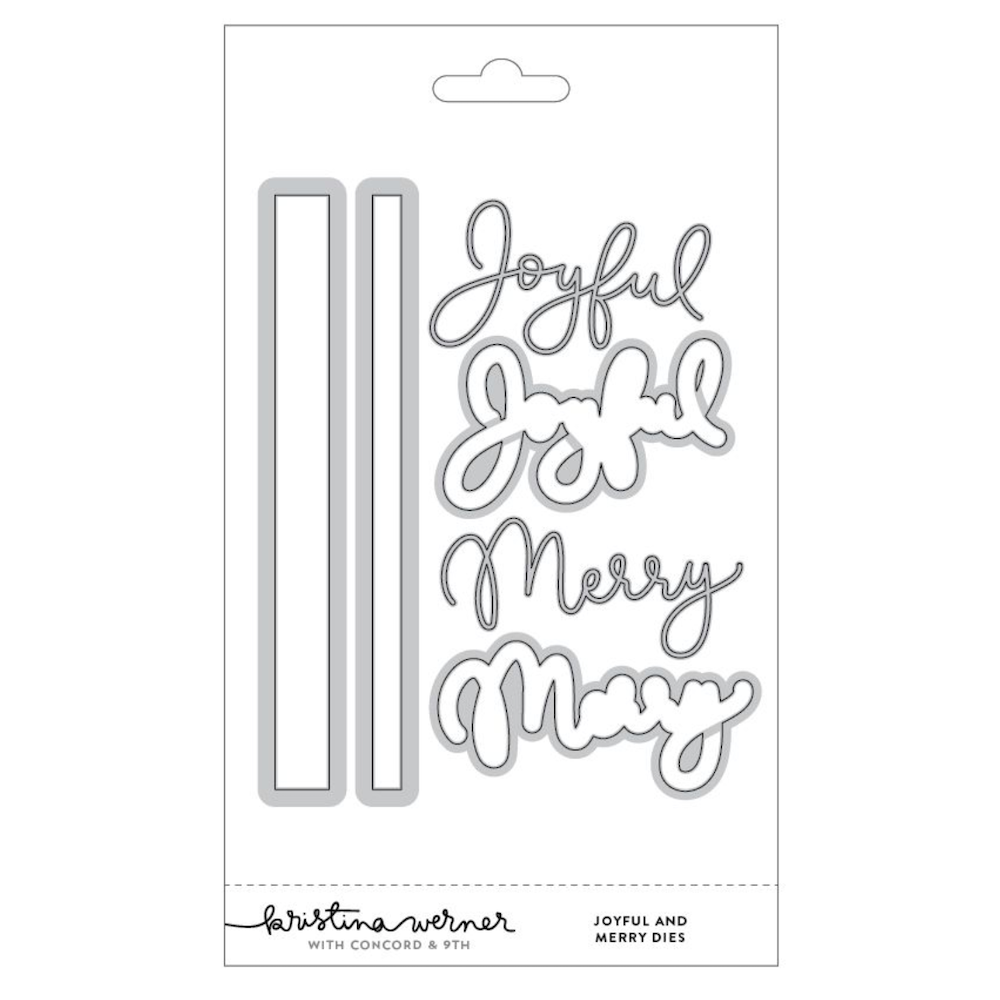Concord & 9th Kristina Werner Joyful and Merry Stamp and Die Bundle