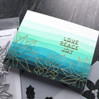 Concord & 9th Kristina Werner Winter Greenery Stamp Die and Stencil Bundle
