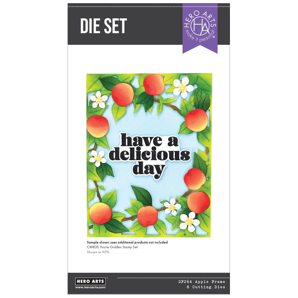 Hero Arts Apple Branch Stamp Die and Stencil Bundle