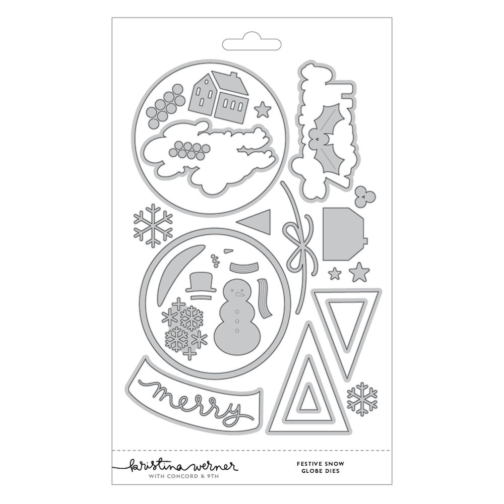 Concord & 9th Kristina Werner OCC So Very Merry Stamp Die and Stencil Bundle