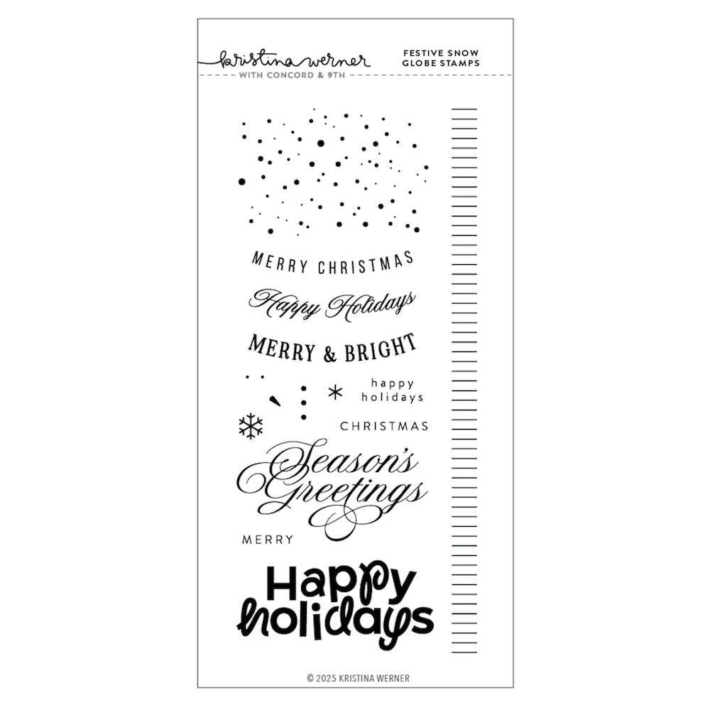 Concord & 9th Kristina Werner OCC So Very Merry Stamp Die and Stencil Bundle