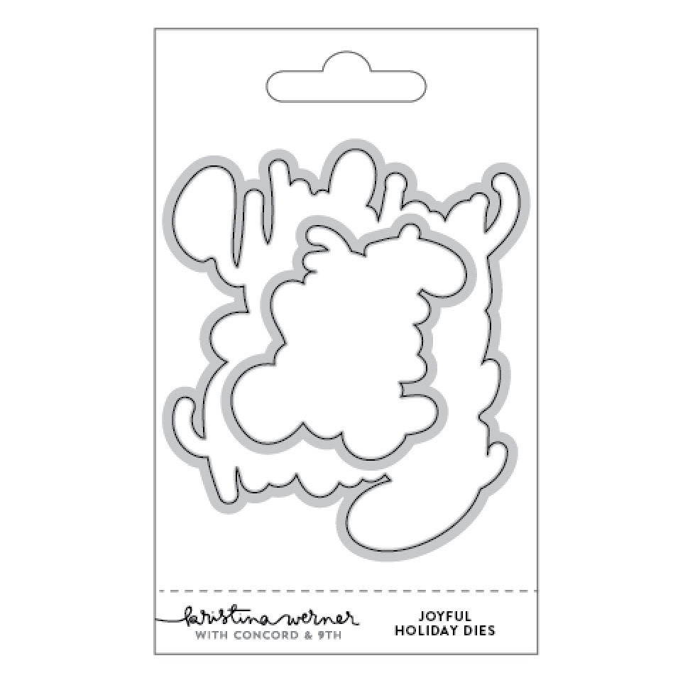Concord & 9th Kristina Werner OCC So Very Merry Stamp Die and Stencil Bundle