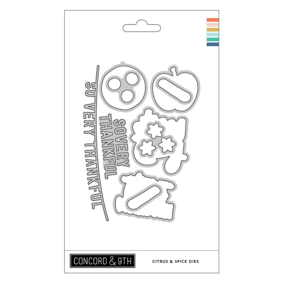 Concord & 9th Citrus & Spice Stamp Die and Stencil Bundle