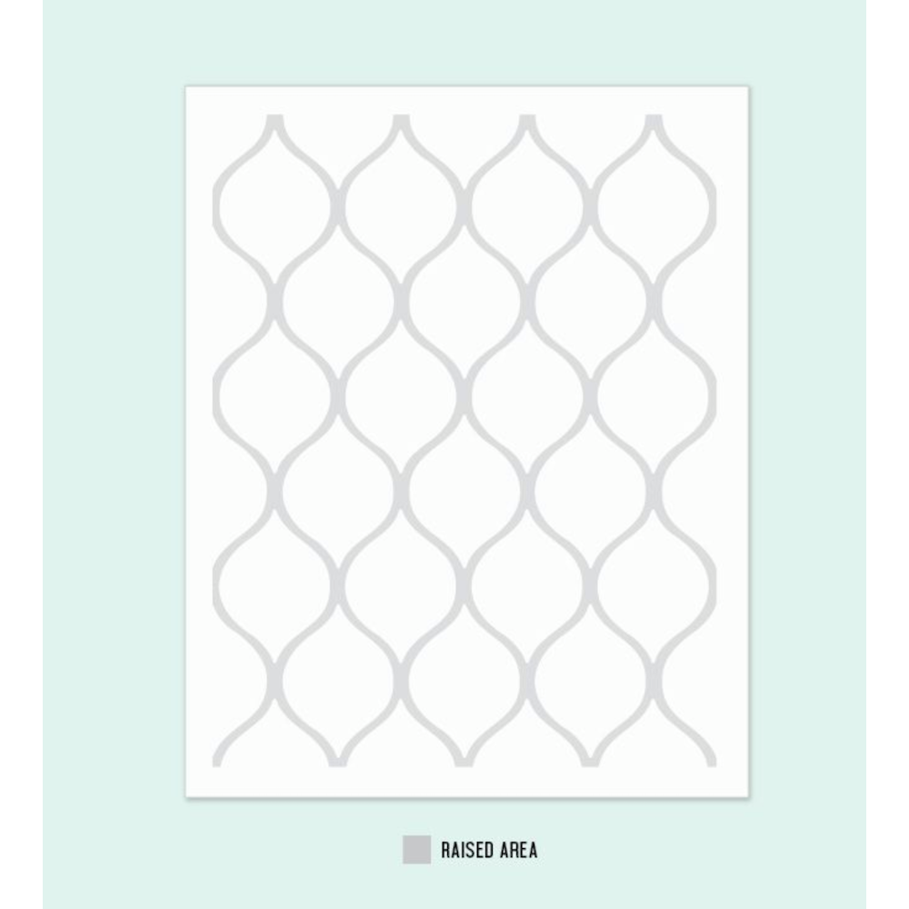 Concord & 9th Patterned Peacock Inlay Die and Embossing Folder Bundle