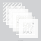 Concord & 9th Kristina Werner Simple Christmas Stamp Die and Stencil Bundle