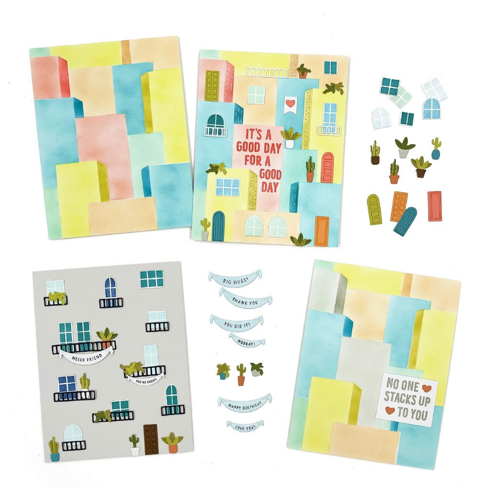 Concord & 9th City Block Stamp Die and Stencil Bundle