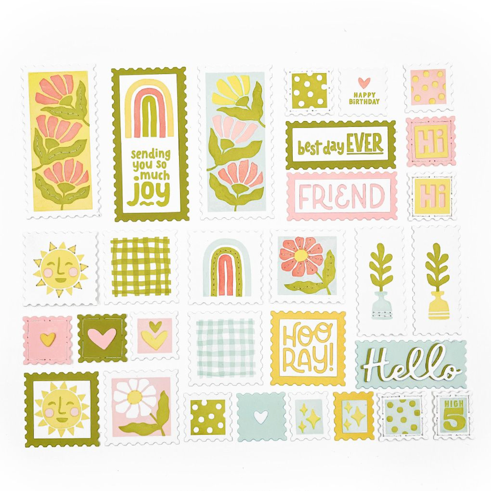 Concord & 9th Sending Joy Stamp and Die Bundle