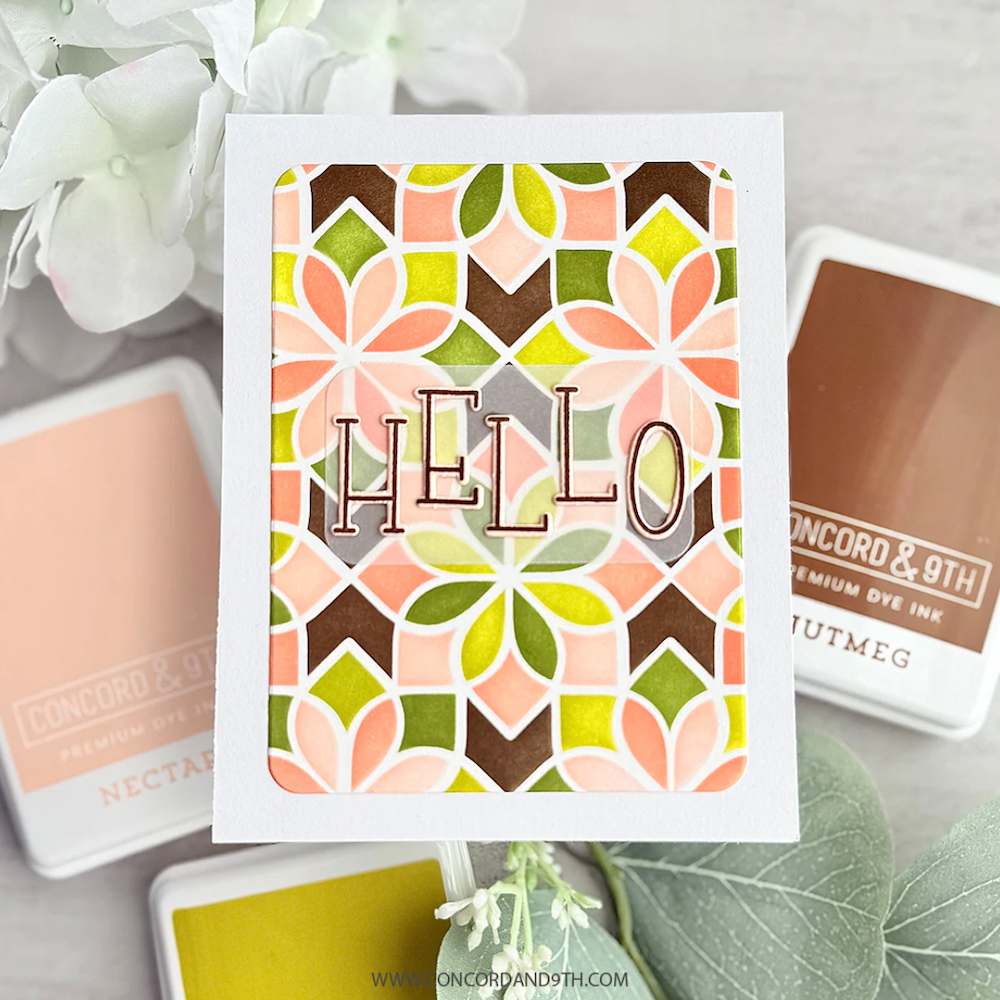 Concord & 9th Kristina Werner Lucky Alpha Stamp and Die Bundle