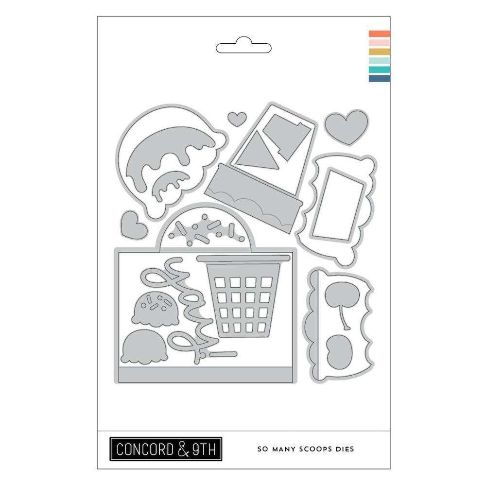 Concord & 9th So Many Scoops Stamps and Dies Bundle