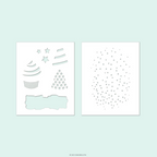 Concord & 9th Celebrate You Stamps Dies and Stencils Bundle