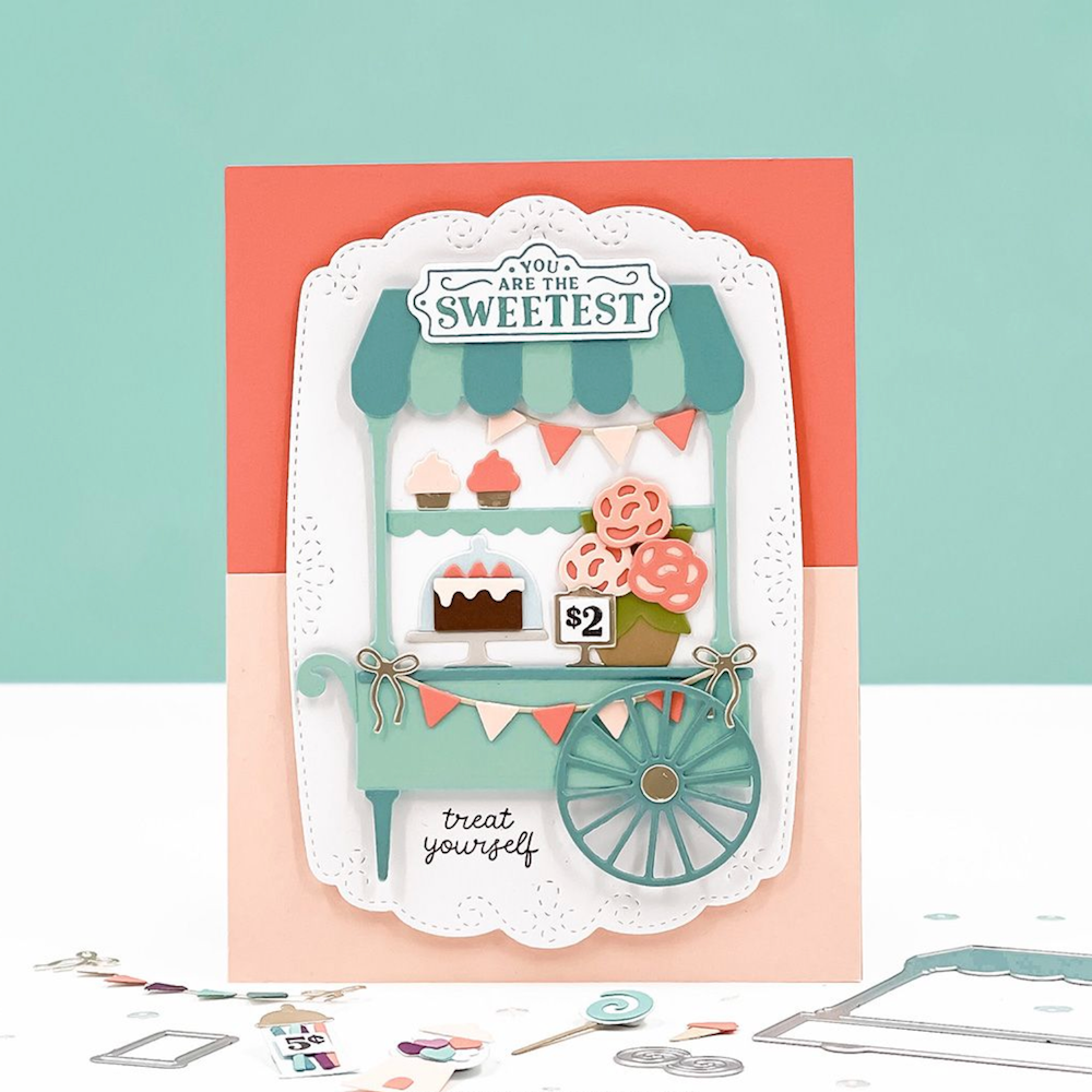 Concord & 9th Sweet-cart Stamps and Dies Bundle