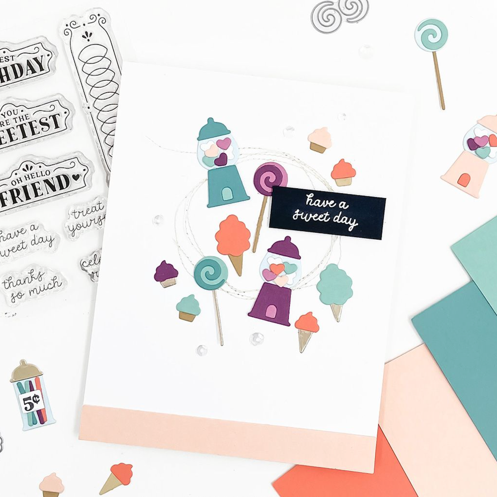 Concord & 9th Sweet-cart Stamps and Dies Bundle