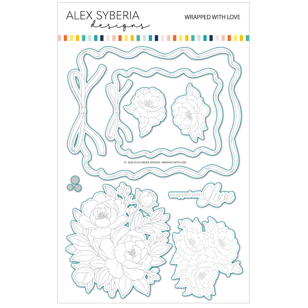 Alex Syberia Designs Wrapped with Love Stamp and Die Bundle