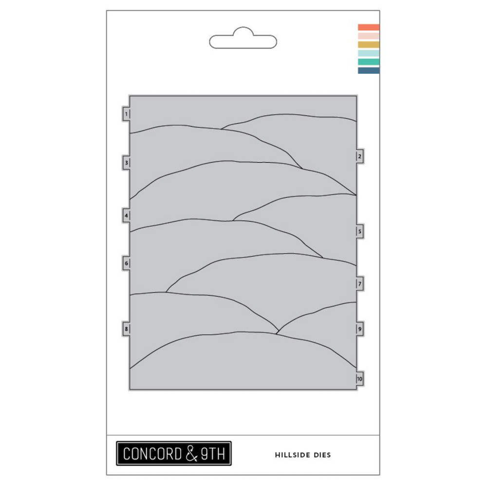 Concord & 9th Hillside Stamps Die and Stencils Bundle