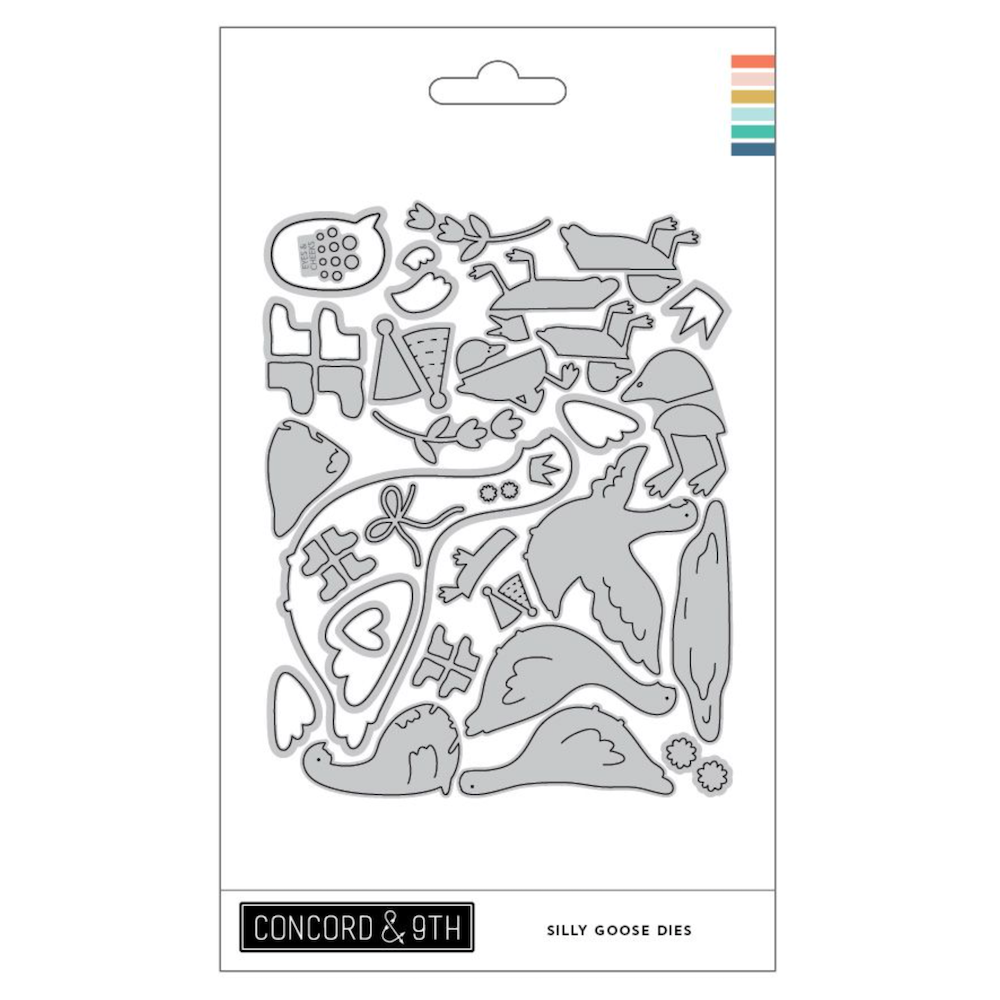 Concord & 9th Silly Goose Stamps and Dies Bundle