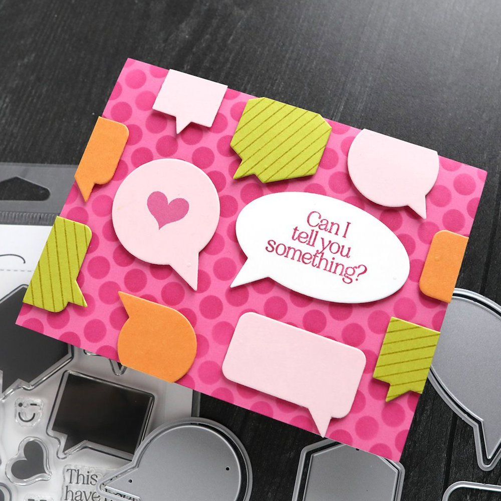 Concord & 9th Kristina Werner Just Talking Stamps Dies and Stencils Bundle