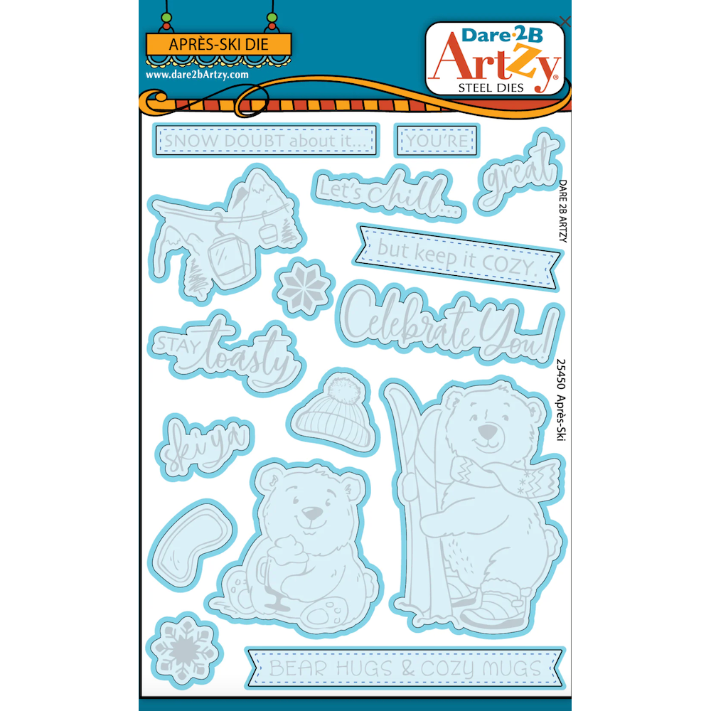 Dare 2B Artzy Apres Ski Stamps and Dies Bundle