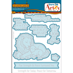 Dare 2B Artzy Lion and the Lamb Stamps and Dies Bundle