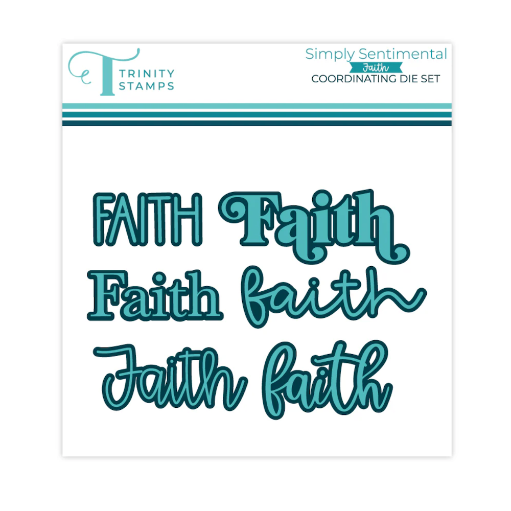 Trinity Stamps Simply Sentimental Faith Stamps and Dies Bundle