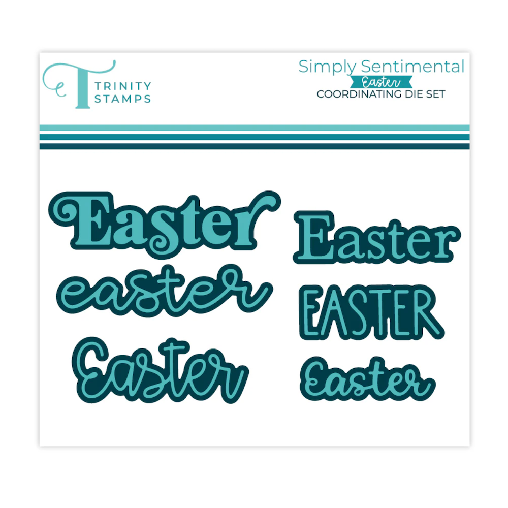 Trinity Stamps Simply Sentimental Easter Stamps and Dies Bundle
