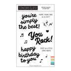 Concord & 9th Retro Radio Clear Stamp Set 12829