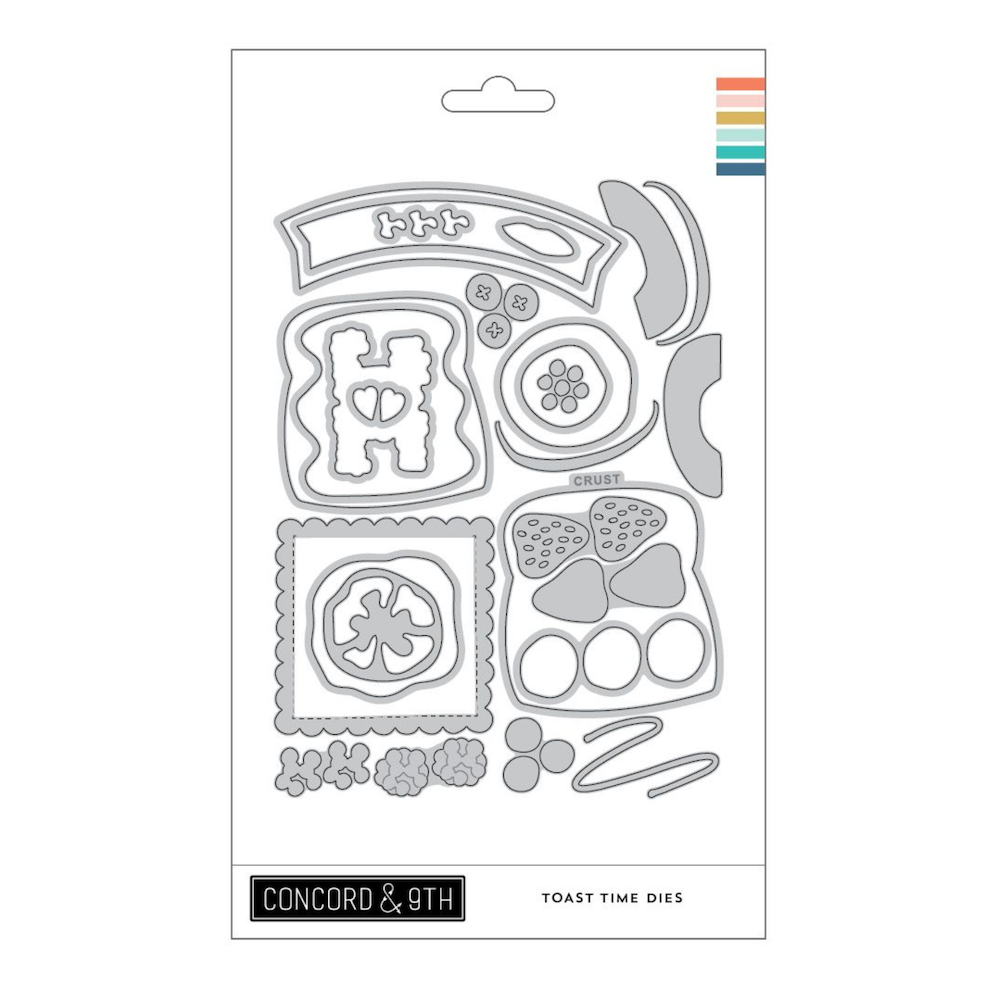 Concord & 9th Toast Time Stamps and Dies Bundle