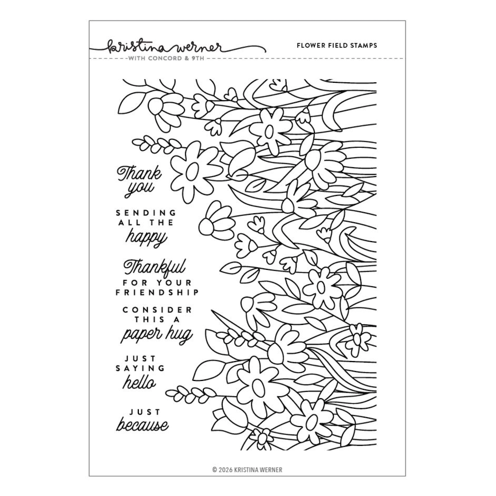 Concord & 9th Kristina Werner Big Day Stamps Dies and Stencils Bundle