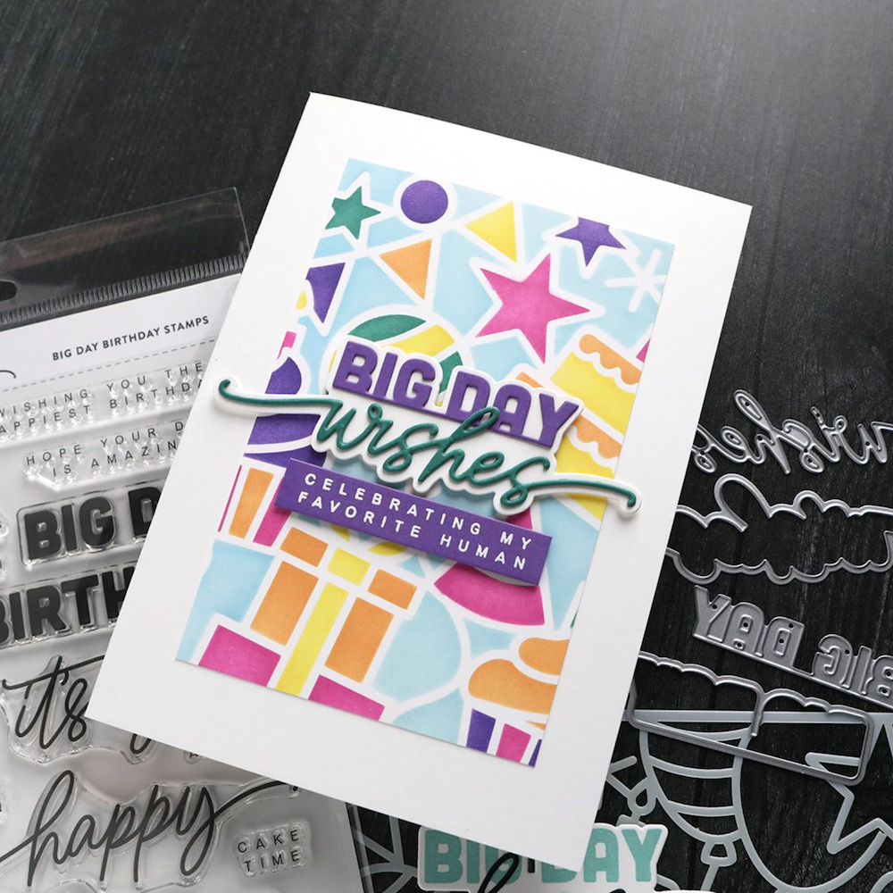Concord & 9th Kristina Werner Big Day Stamps Dies and Stencils Bundle