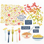 Concord & 9th Lotsa Pasta Turnabout Stamp and Dies Bundle