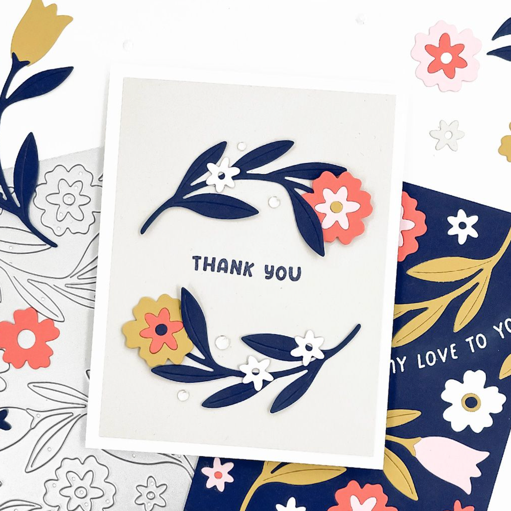 Concord & 9th Petal Path Stamps and Dies Bundle
