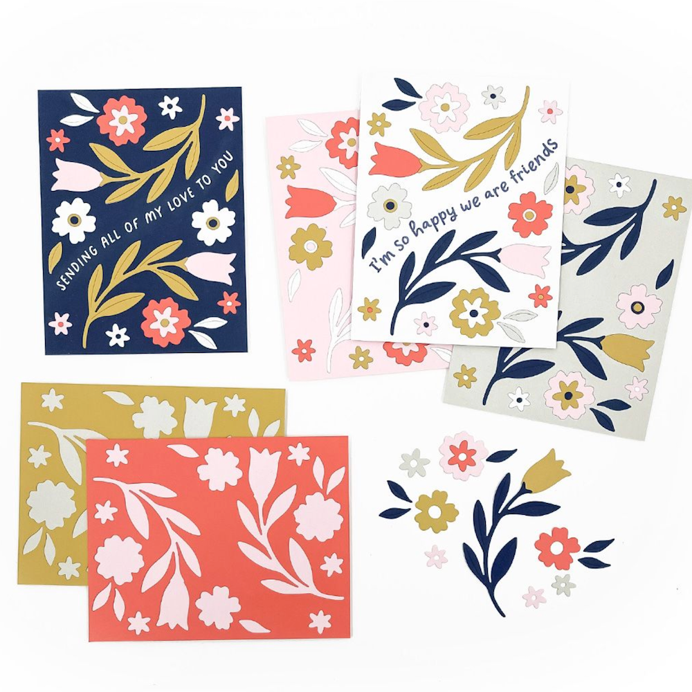 Concord & 9th Petal Path Stamps and Dies Bundle