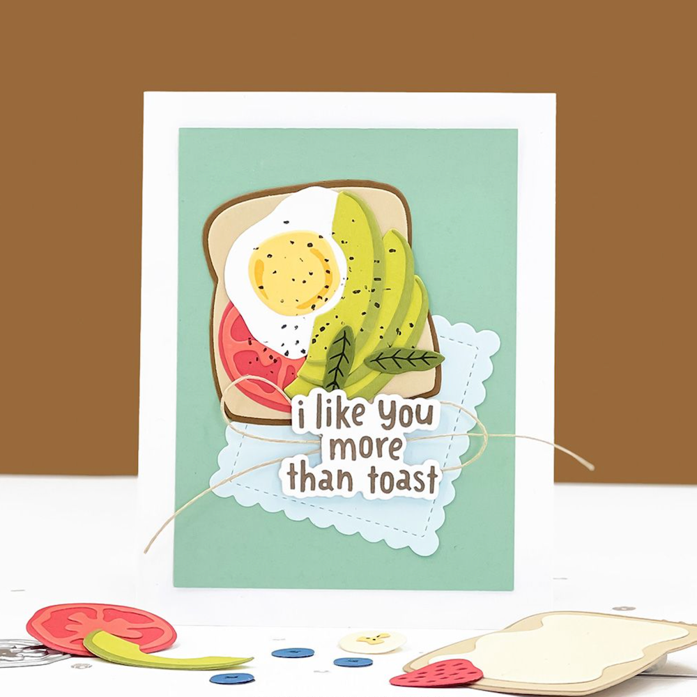 Concord & 9th Toast Time Stamps and Dies Bundle