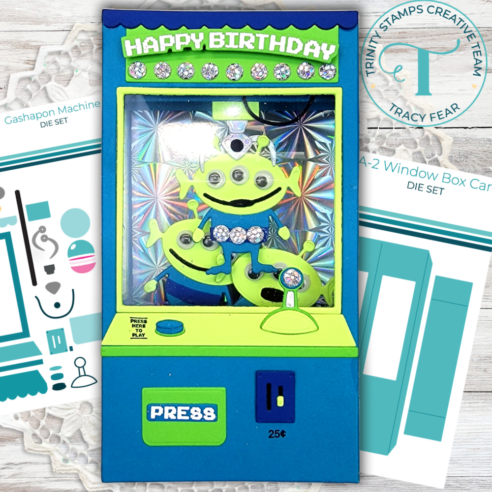 Trinity Stamps 8-Bit Birthday Stamps and Dies Bundle